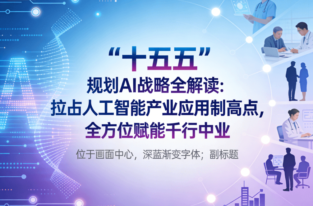 “十五五”规划AI战略全解码：抢占人工智能产业应用制高点，全方位赋能千行百业
