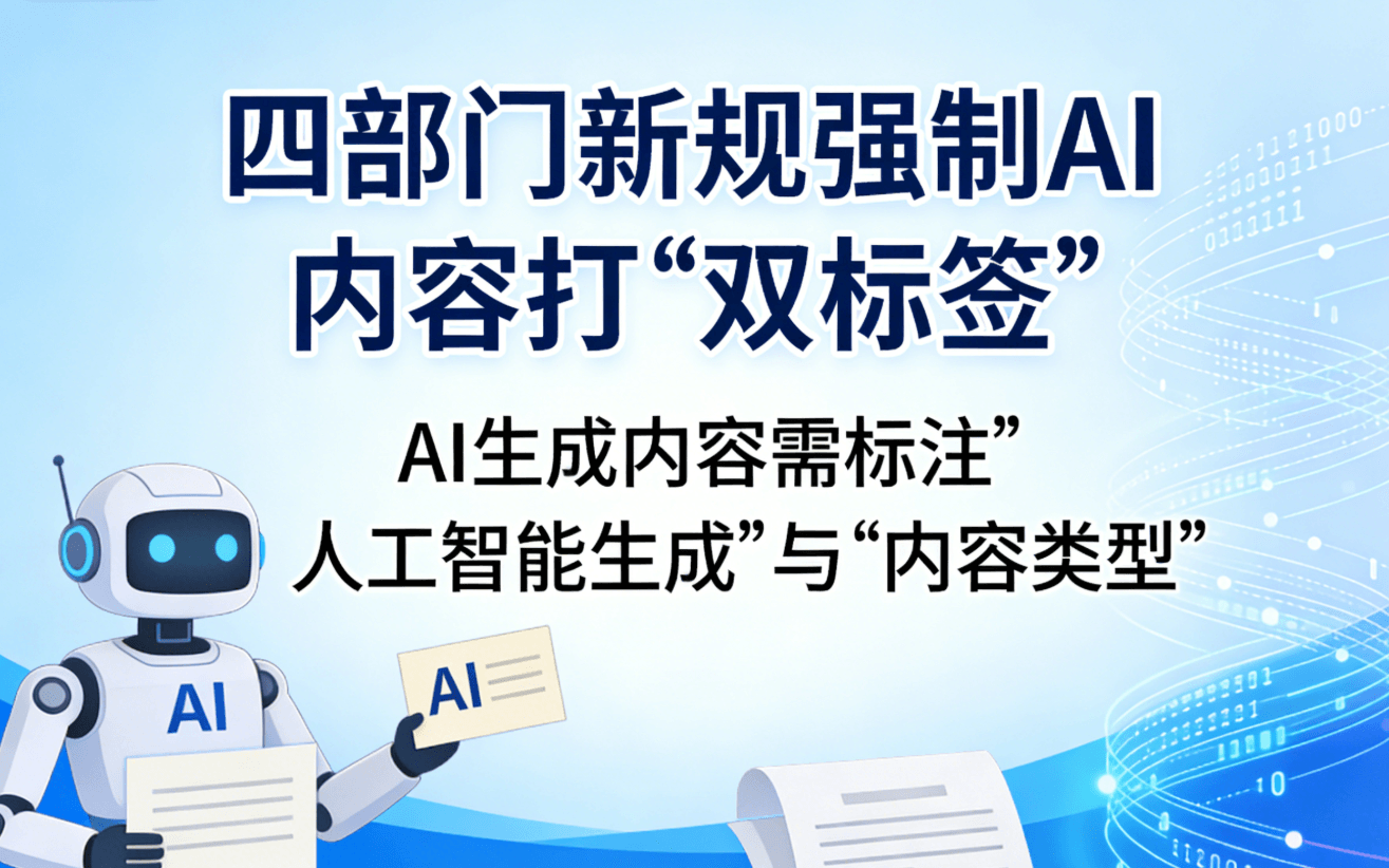 以后刷视频先看"AI身份证"!四部门新规强制AI内容打"双标签"