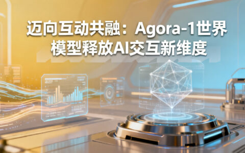 迈向互动共融：Agora-1世界模型释放AI交互新维度