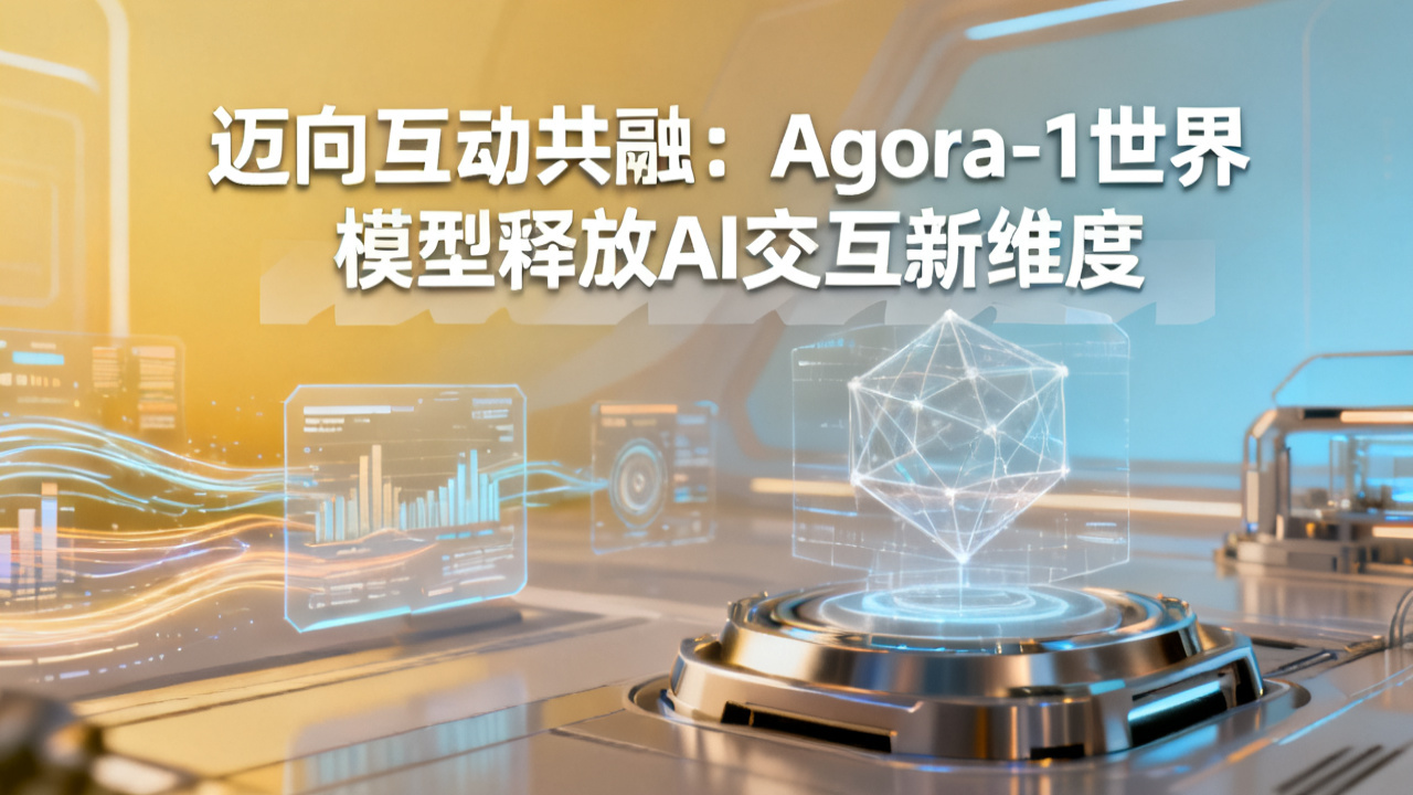 迈向互动共融：Agora-1世界模型释放AI交互新维度