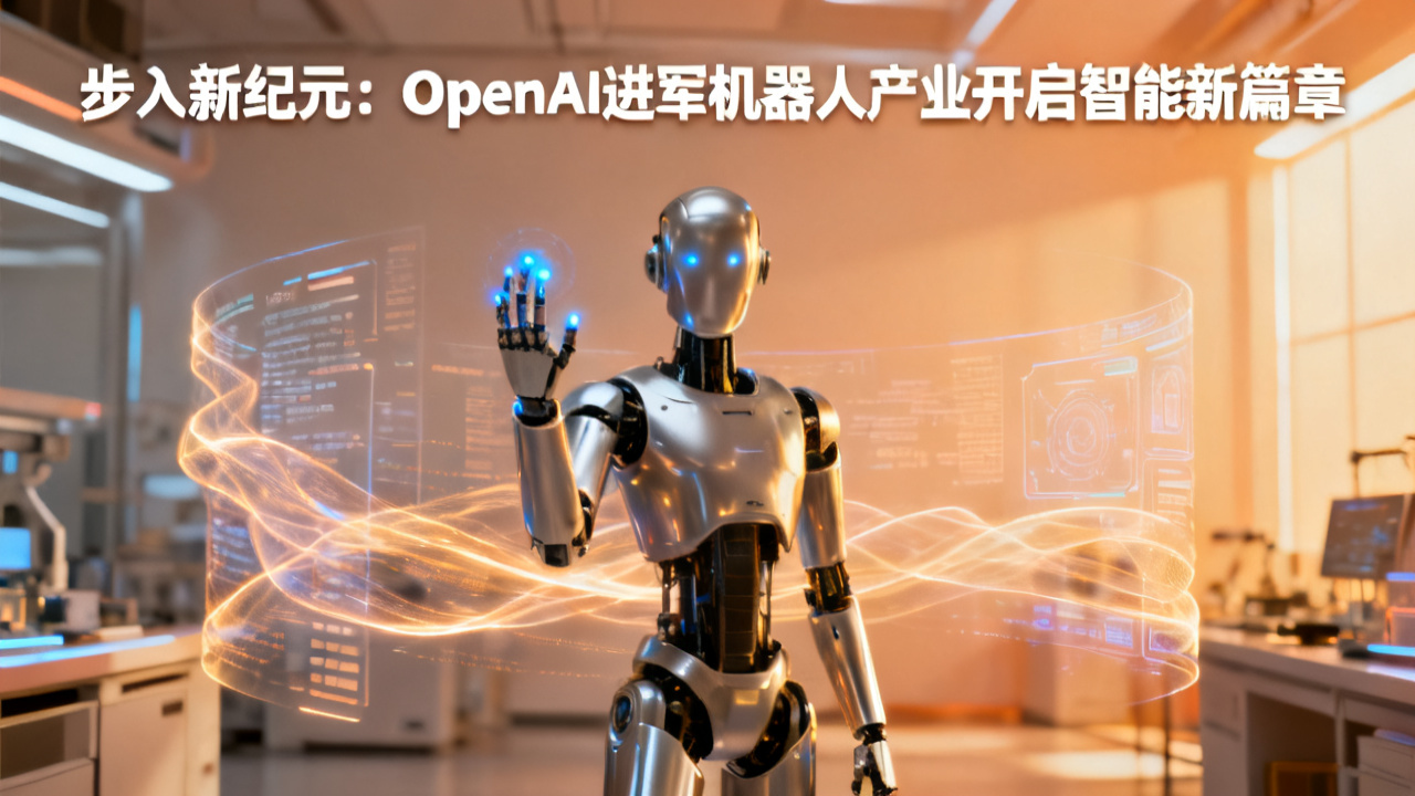 步入新纪元：OpenAI进军机器人产业开启智能新篇章