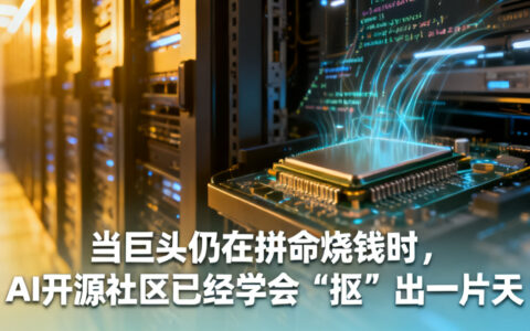 AI开源社区崛起：巨头烧钱与极限省钱的对比