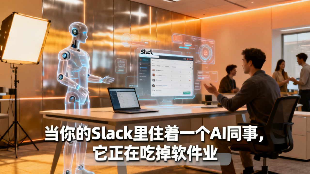 当你的Slack里住着一个AI同事，它正在吃掉软件业