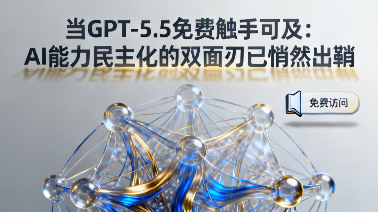 当GPT-5.5免费触手可及：AI能力民主化的双面刃已悄然出鞘