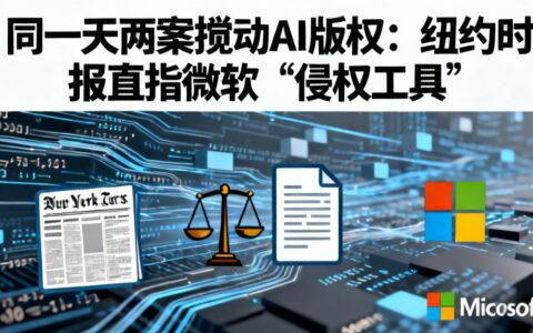 同一天两案搅动AI版权：纽约时报直指微软“侵权工具”