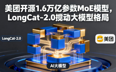 美团开源1.6万亿参数MoE模型，LongCat-2.0搅动大模型格局