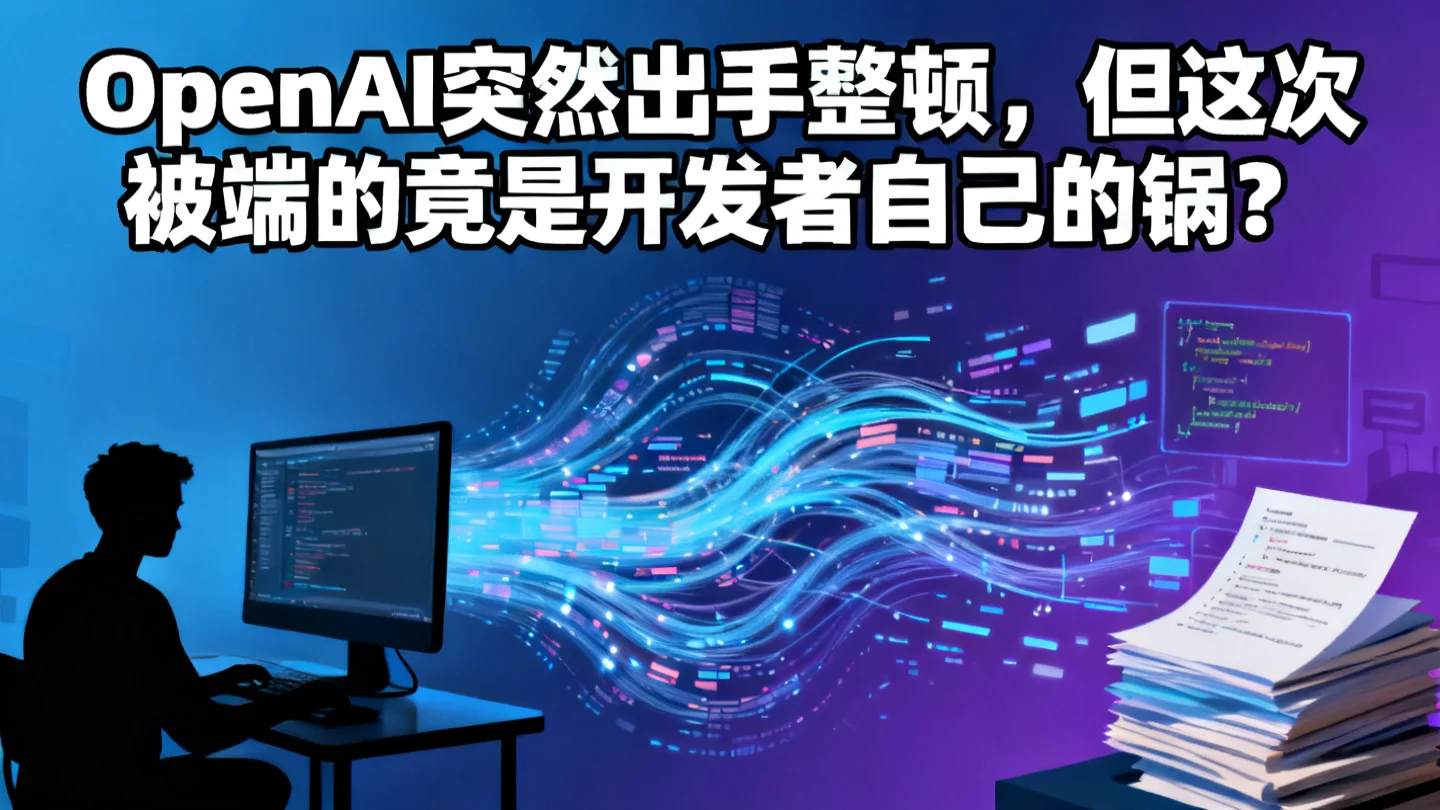 OpenAI突然出手整顿，但这次被端的竟是开发者自己的锅？