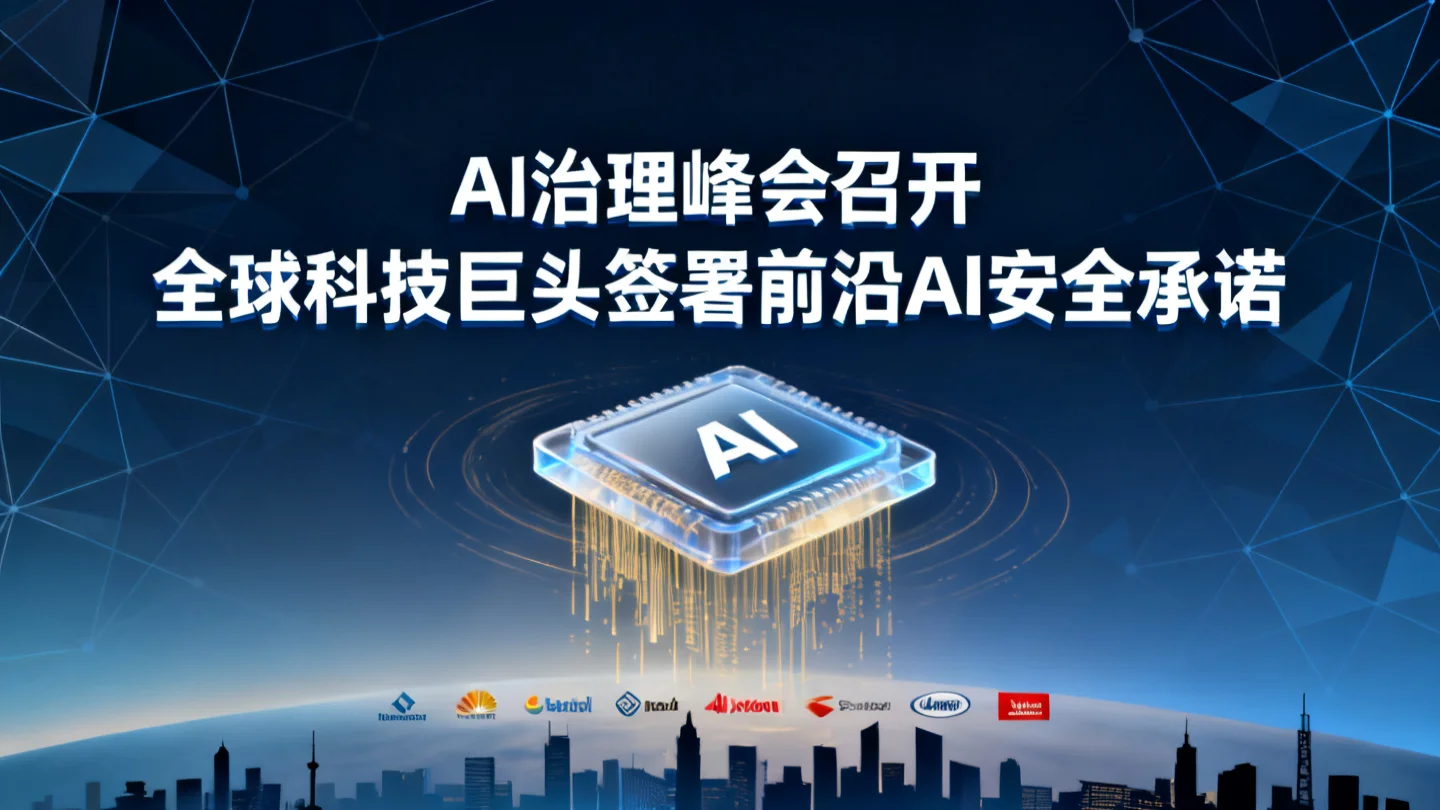 AI治理峰会召开,全球科技巨头签署前沿AI安全承诺