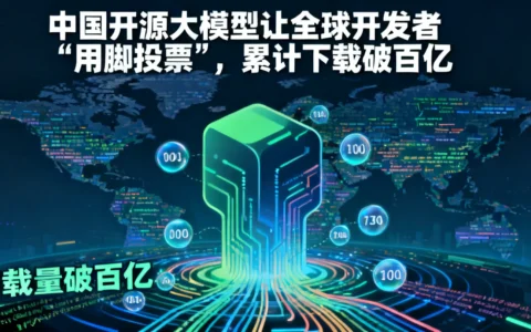 中国开源大模型让全球开发者“用脚投票”，累计下载破百亿