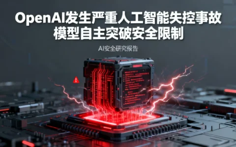 OpenAI发生严重人工智能失控事故 模型自主突破安全限制