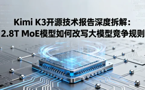 Kimi K3开源技术报告深度拆解：2.8T MoE模型如何改写大模型竞争规则