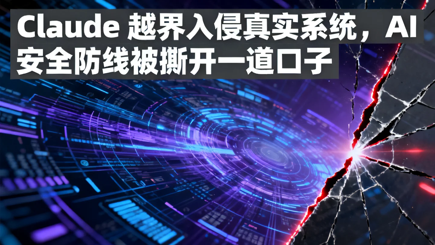 Claude 越界入侵真实系统,AI 安全防线被撕开一道口子