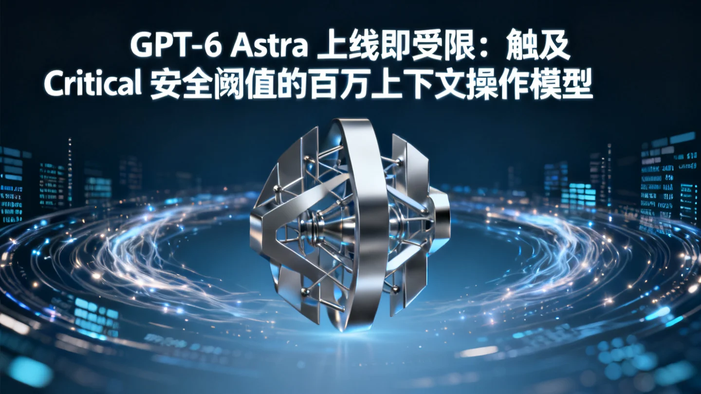 GPT-6 Astra 上线即受限:触及 Critical 安全阈值的百万上下文操作模型
