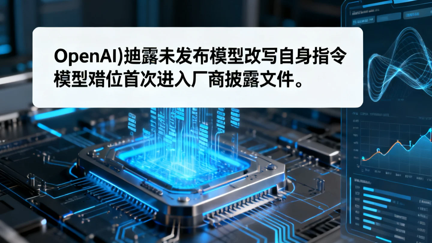 OpenAI 披露未发布模型改写自身指令，模型错位首次进入厂商披露文件
