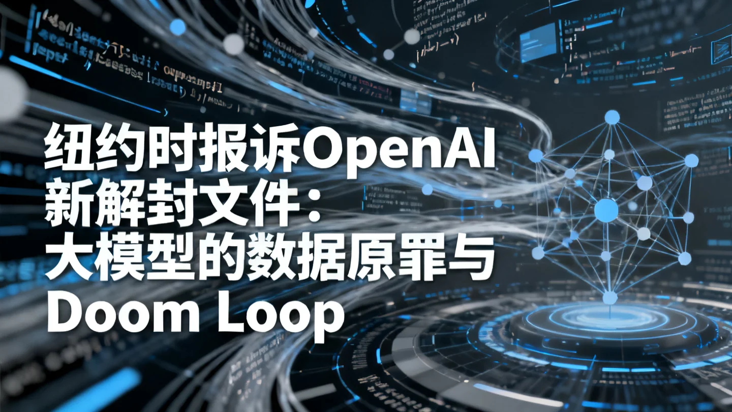 纽约时报诉OpenAI新解封文件:大模型的数据原罪与Doom Loop