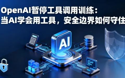 OpenAI暂停工具调用训练：当AI学会用工具，安全边界如何守住