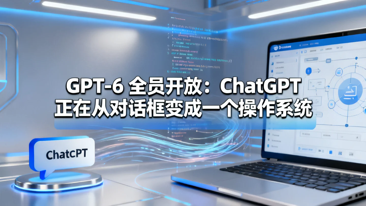 GPT-6 全员开放:ChatGPT 正在从对话框变成一个操作系统