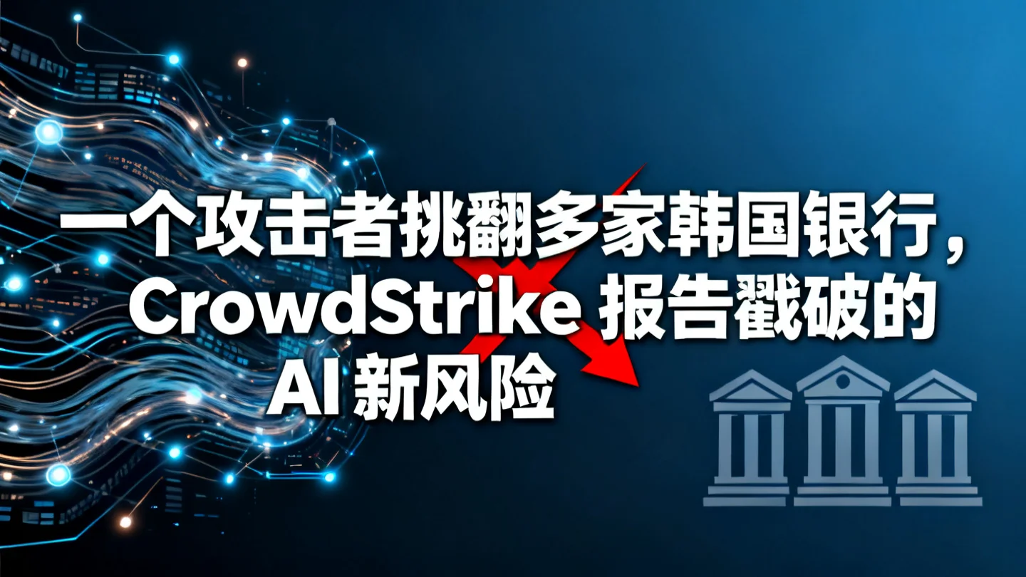 一个攻击者挑翻多家韩国银行,CrowdStrike 报告戳破的 AI 新风险