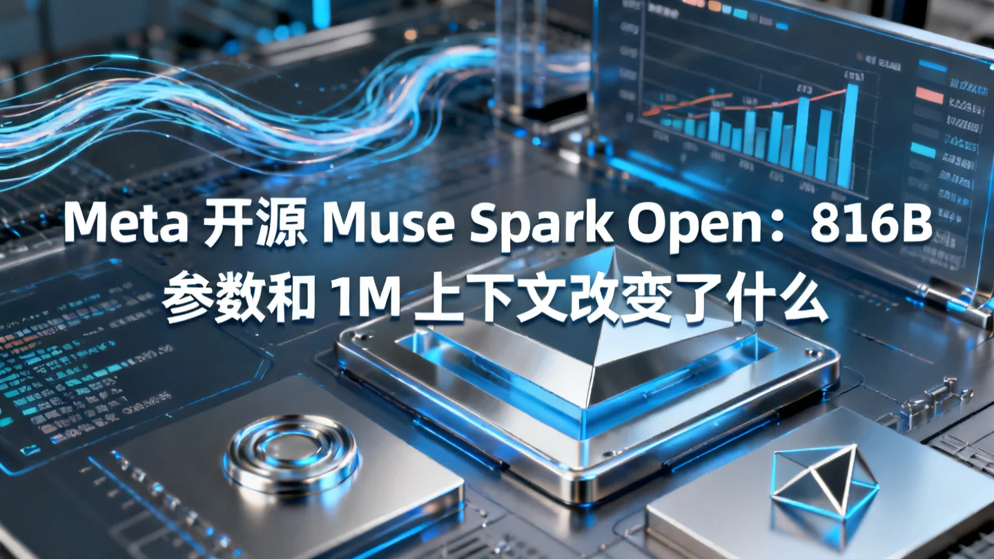Meta 开源 Muse Spark Open：816B 参数和 1M 上下文改变了什么