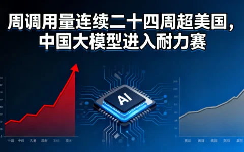 周调用量连续二十四周超美国，中国大模型进入耐力赛