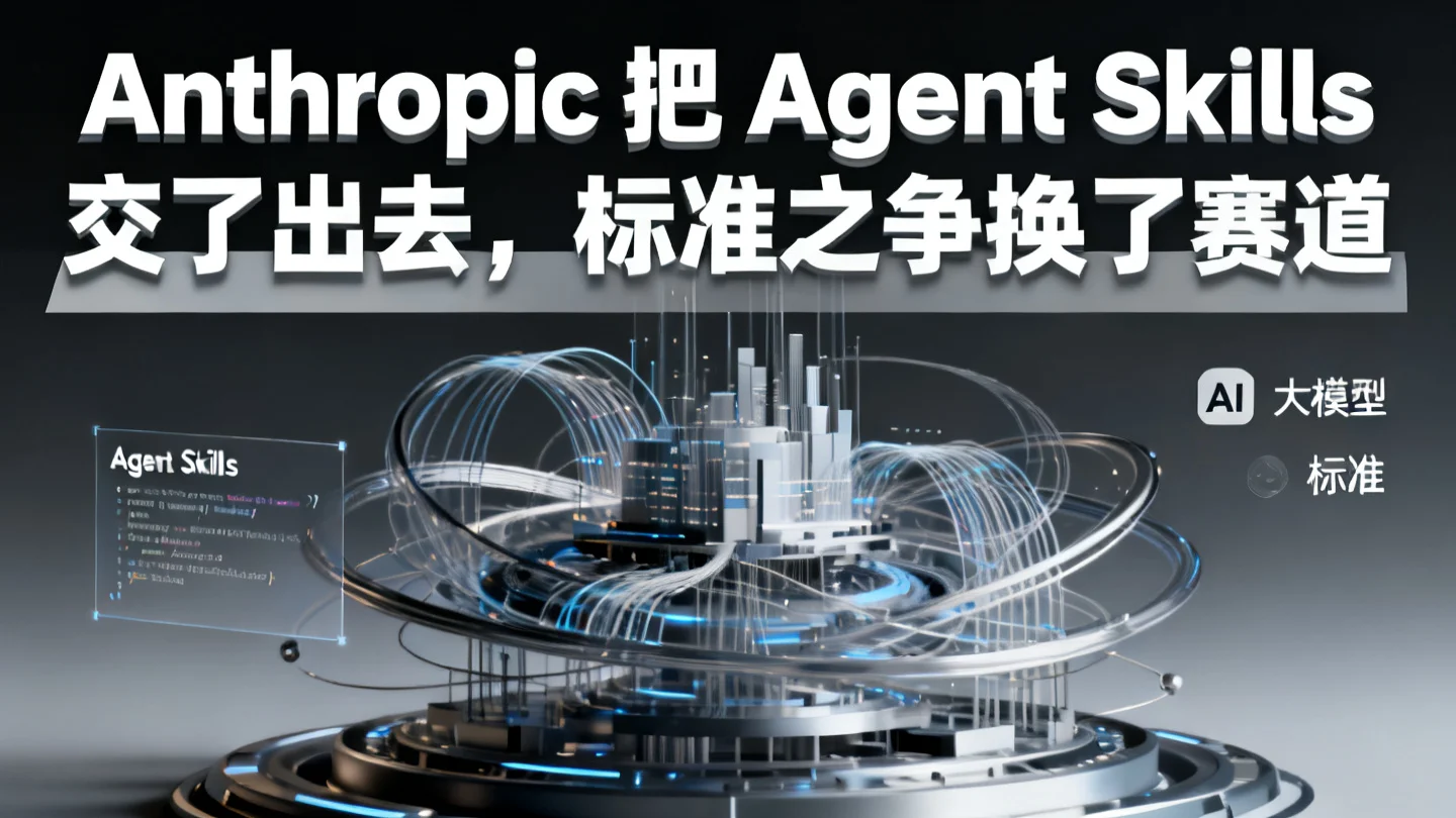 Anthropic 把 Agent Skills 交了出去,标准之争换了赛道
